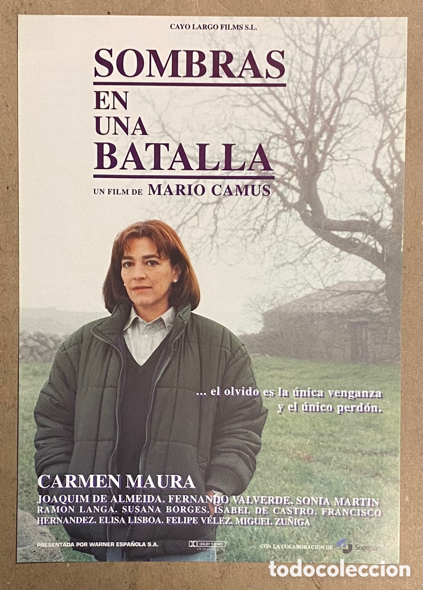 Kino: SOMBRAS EN UNA BATALLA. GU&Iacute;A PROMOCIONAL DE LA PEL&Iacute;CULA. CAMEN MAURA