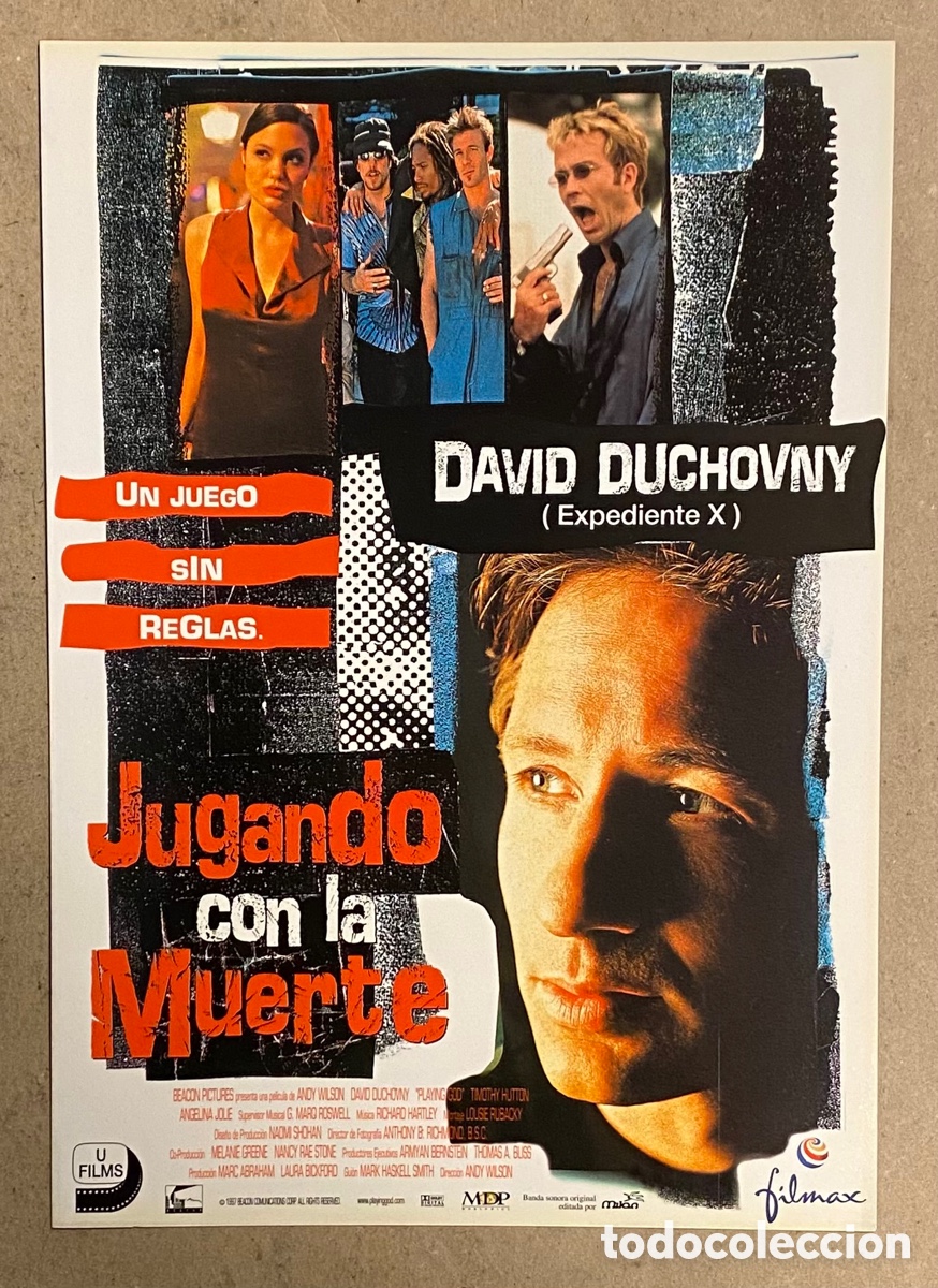 Cine: JUGANDO CON LA MUERTE. GU&Iacute;A PROMOCIONAL DE LA PEL&Iacute;CULA. DAVID DUCHOVNY
