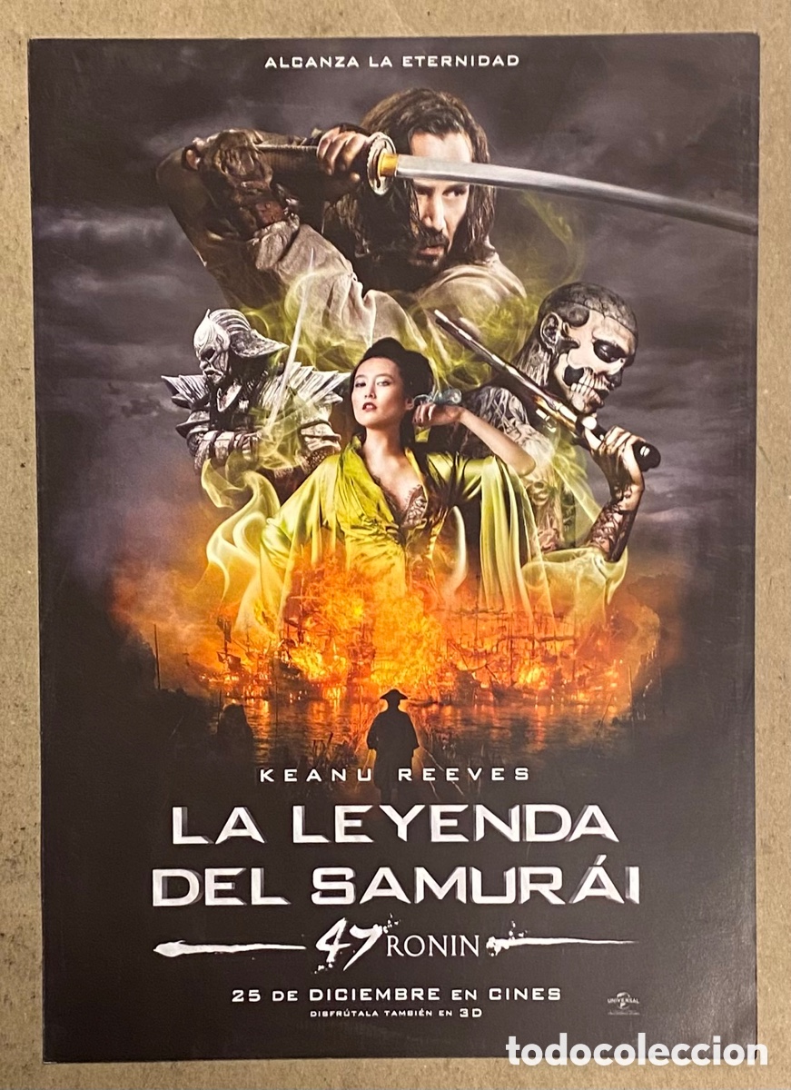 Kino: LA LEYENDA DEL SAMURAI. GU&Iacute;A PROMOCIONAL DE LA PEL&Iacute;CULA. KEANU REEVES,&hellip;