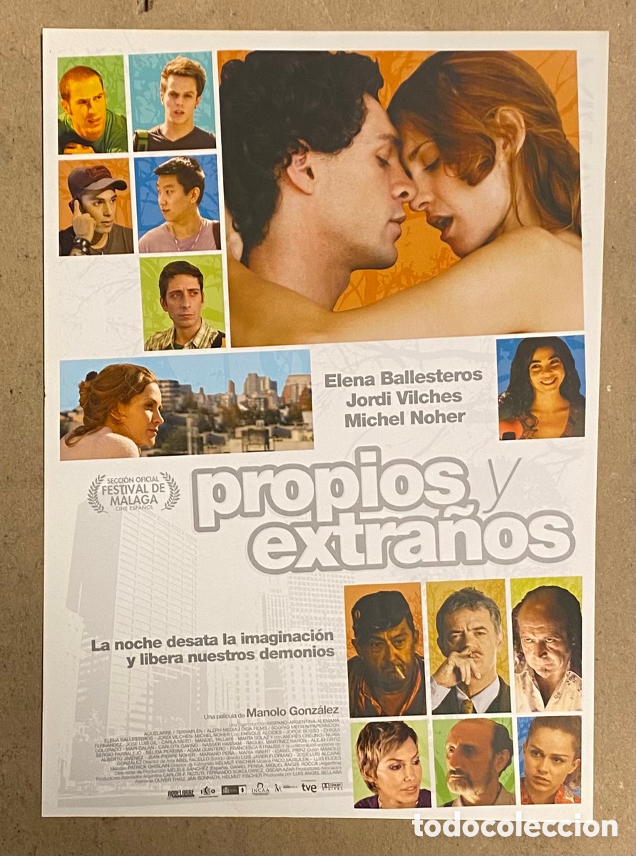 Cin&eacute;ma: PROPIOS Y EXTRA&Ntilde;OS. GU&Iacute;A PROMOCIONAL DE LA PEL&Iacute;CULA. ELENA BALLESTEROS,&hellip;