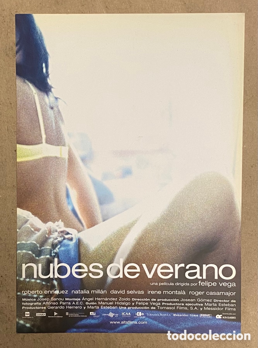Kino: NUBES DE VERANO, GU&Iacute;A PROMOCIONAL DE LA PEL&Iacute;CULA. NATALIA MILL&Aacute;N