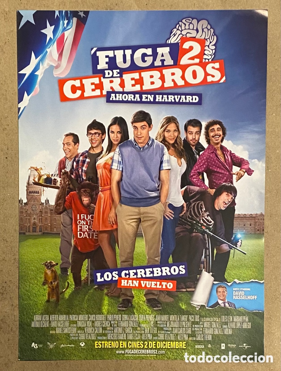Cine: FUGA DE CEREBROS 2, AHORA EN HARVARD. GU&Iacute;A PROMOCIONAL DE LA PEL&Iacute;CULA.
