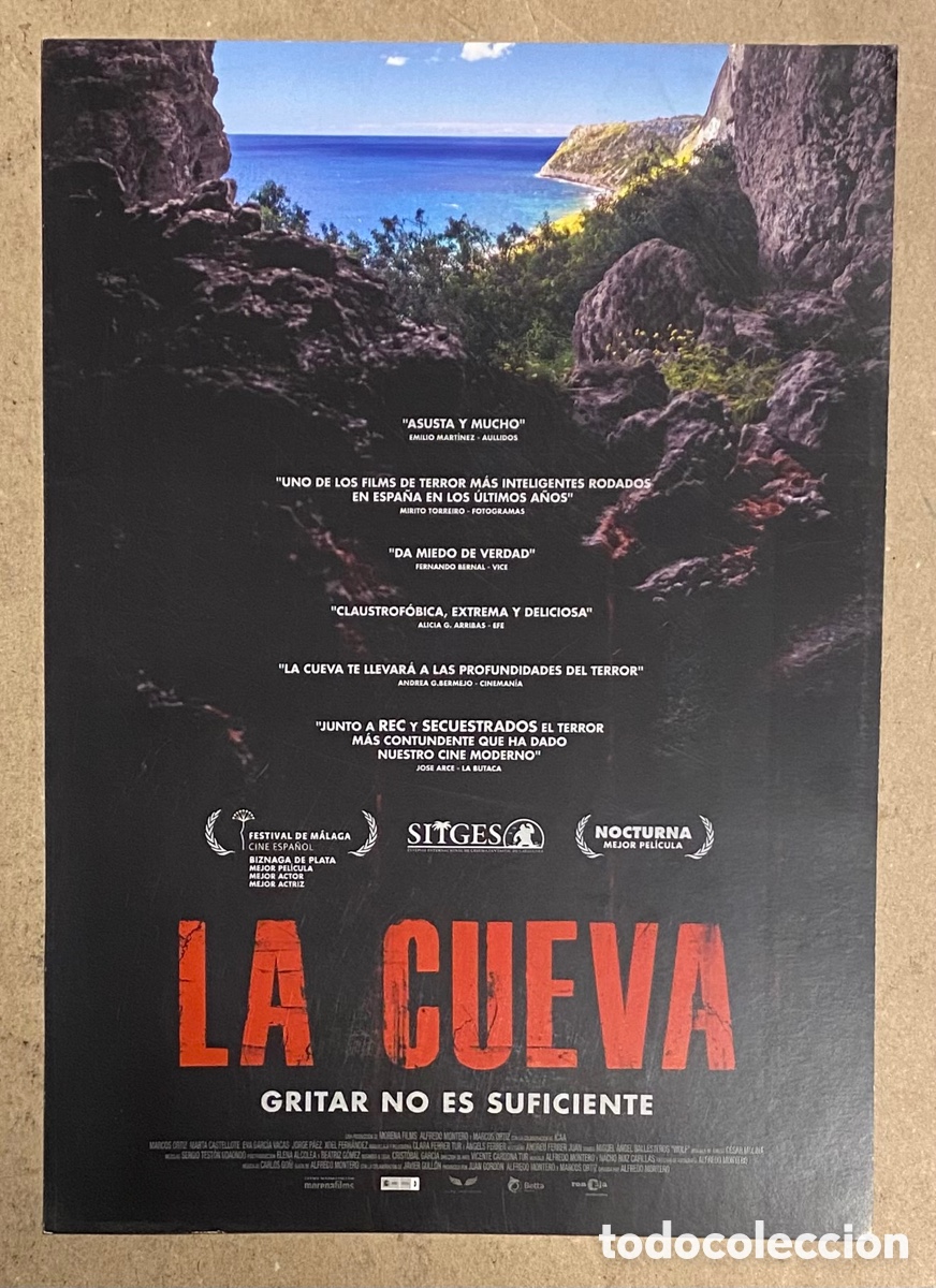 Cin&eacute;ma: LA CUEVA. GU&Iacute;A PROMOCIONAL DE LA PEL&Iacute;CULA.