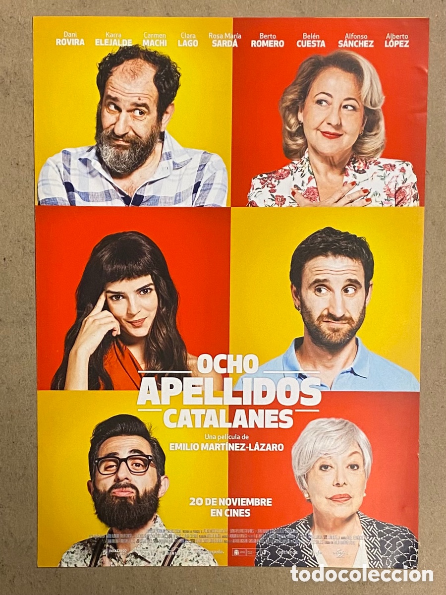 Kino: 8 APELLIDOS CATALANES. GU&Iacute;A PROMOCIONAL DE LA PEL&Iacute;CULA. CLARA LAGO, DANI ROVIRA,..