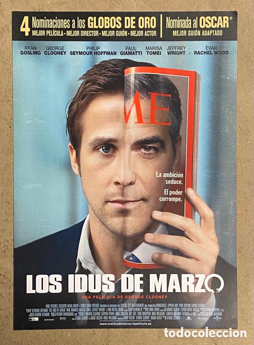 Kino: LOS IDUS DE MARZO. GU&Iacute;A PROMOCIONAL DE LA PEL&Iacute;CULA. RYAN GOSLING, GEORGE CLOONEY