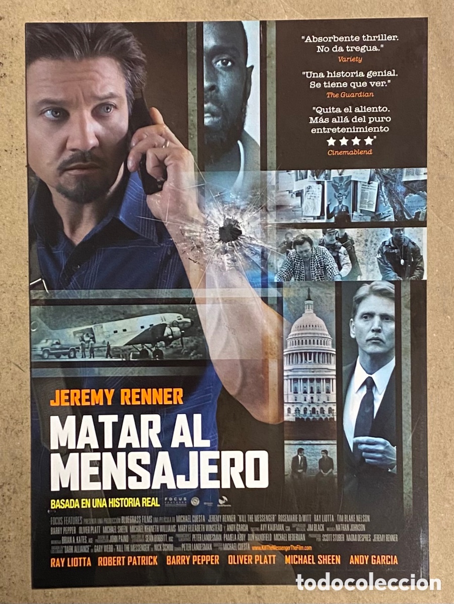 Kino: MATAR AL MENSAJERO. GU&Iacute;A PROMOCIONAL DE LA PEL&Iacute;CULA. JEREMY RENNER
