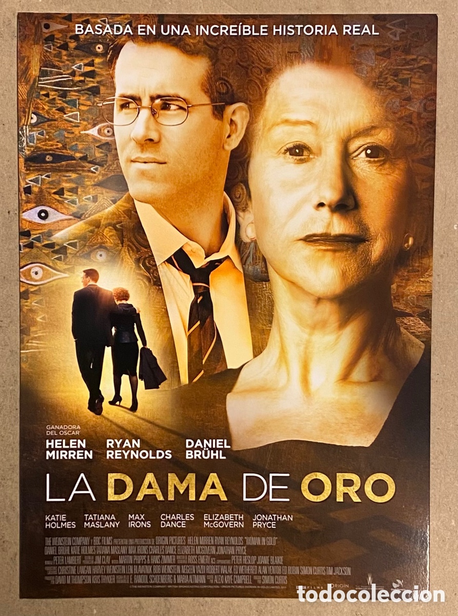 Kino: LA DAMA DE ORO. GU&Iacute;A PROMOCIONAL DE LA PEL&Iacute;CULA. HELEN MIRREN, RYAN REYNOLDS,&hellip;
