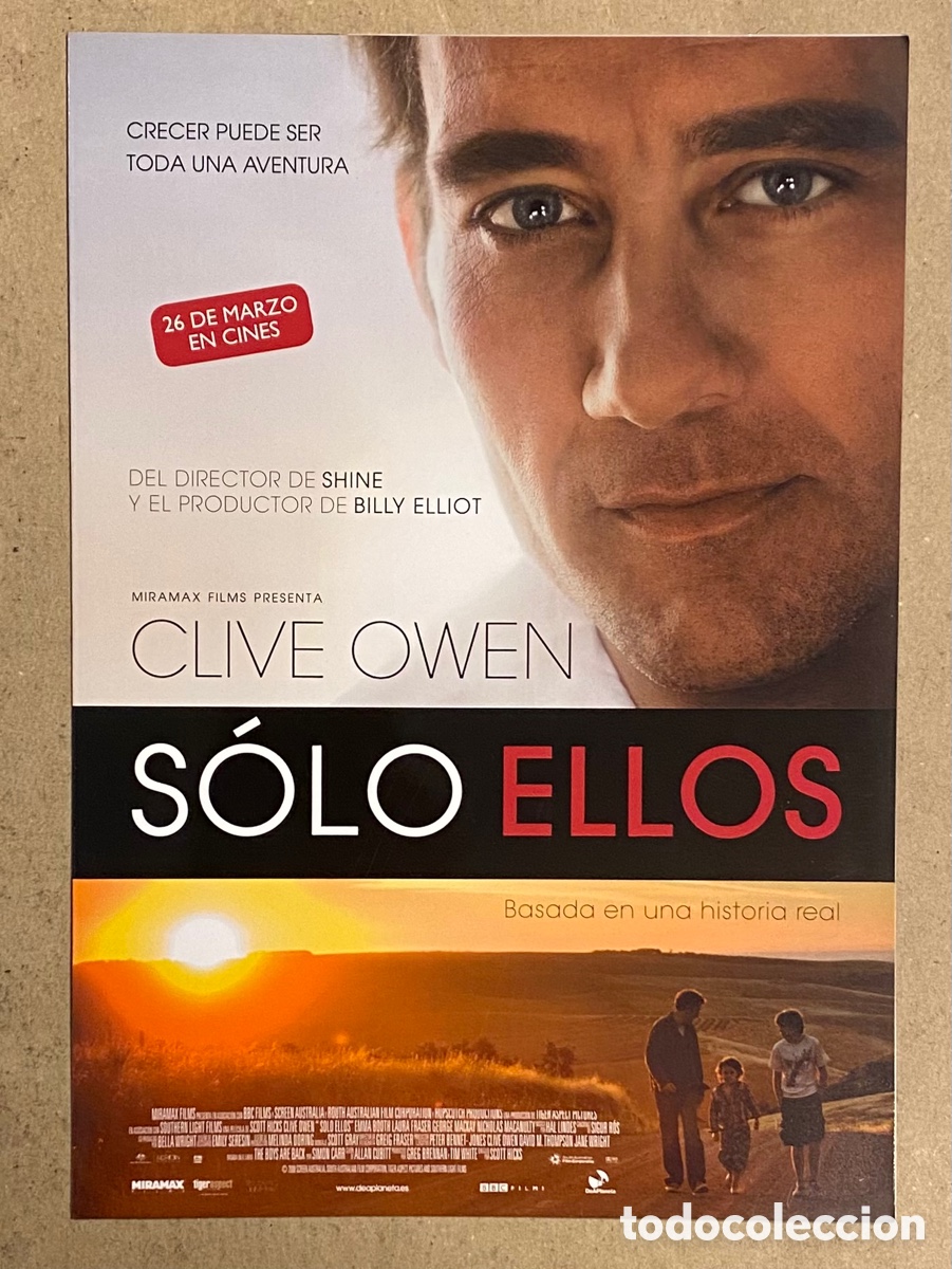 Cinema: S&Oacute;LO ELLOS. GU&Iacute;A PROMOCIONAL DE LA PEL&Iacute;CULA. CLIVE OWEN,&hellip;