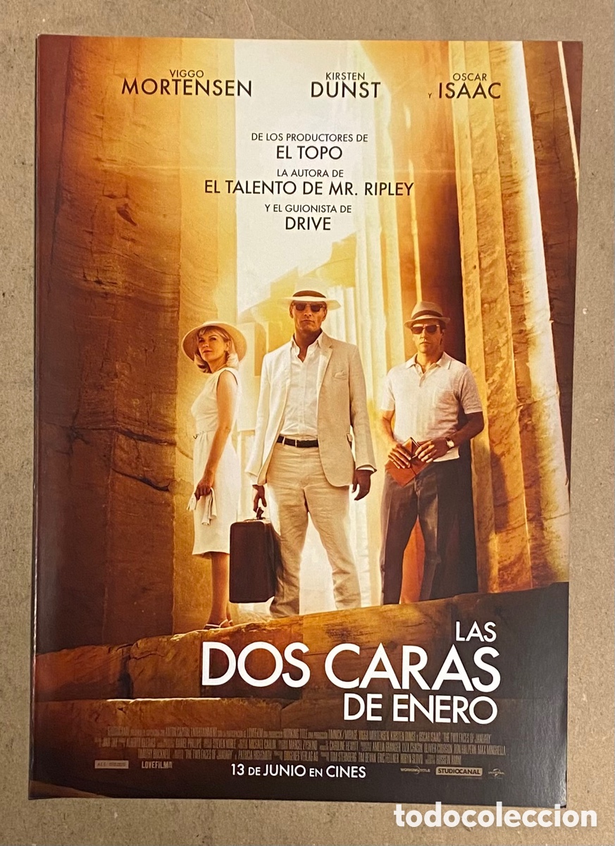 Kino: LAS DOS CARAS DE ENERO. GU&Iacute;A PROMOCIONAL DE LA PEL&Iacute;CULA. VIGGO MORTENSEN