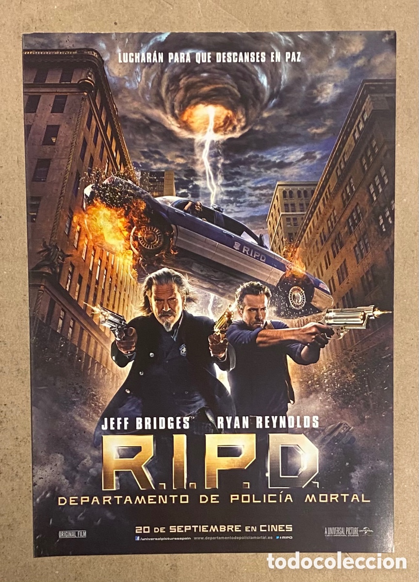 Cinema: LR.I.P.D. DEPARTAMENTO DE POLIC&Iacute;A MORTAL. GU&Iacute;A PROMOCIONAL DE LA PEL&Iacute;CULA. JEFF BRIDGES