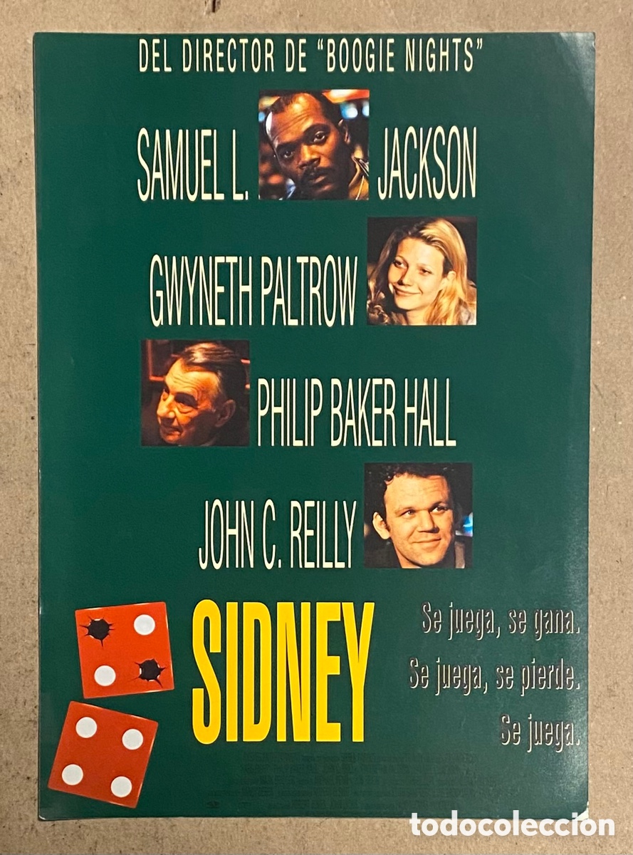 Cinema: SIDNEY. GU&Iacute;A PROMOCIONAL DE LA PEL&Iacute;CULA. SAMUEL L. JACKSON, GWYNETH PALTROW