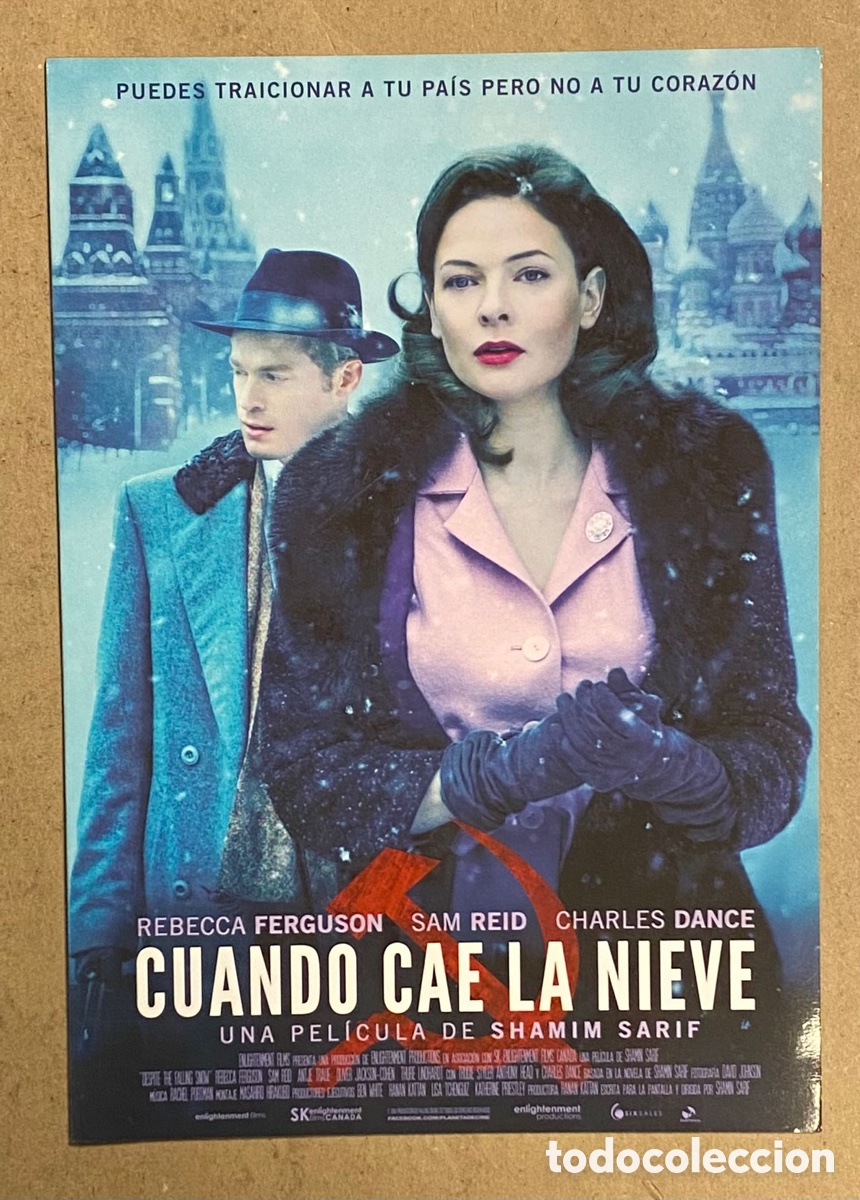 Cinema: CUANDO CAE LA NOCHE. GU&Iacute;A PROMOCIONAL DE LA PEL&Iacute;CULA. REBECCA FERGUSON, SAM REID
