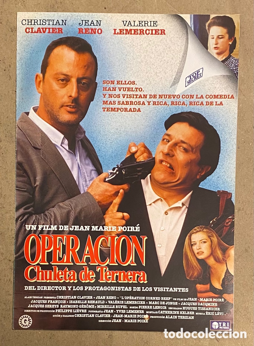 Cinema: OPERACI&Oacute;N CHULETA DE TERNERA. GU&Iacute;A PROMOCIONAL DE LA PEL&Iacute;CULA. JEAN RENO,&hellip;