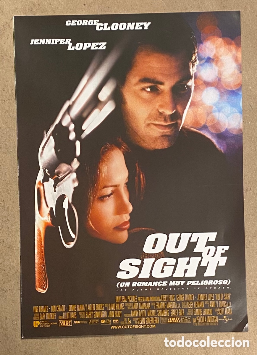 Kino: OUT OF SIGHT. GU&Iacute;A PROMOCIONAL DE LA PEL&Iacute;CULA. JENNIFER LOPEZ, GEORGE CLOONEY,&hellip;