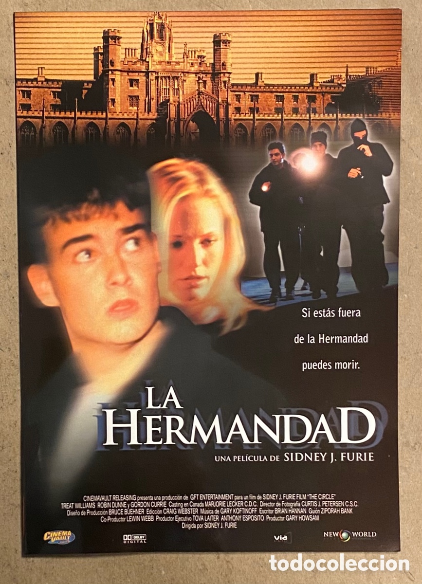 Kino: LA HERMANDAD. GU&Iacute;A PROMOCIONAL DE LA PEL&Iacute;CULA. SIDNEY J. FURIE