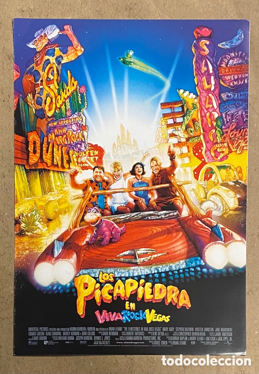 Cine: LOS PICAPIEDRA EN VIVA ROCK VEGAS. GU&Iacute;A PROMOCIONAL DE LA PEL&Iacute;CULA.