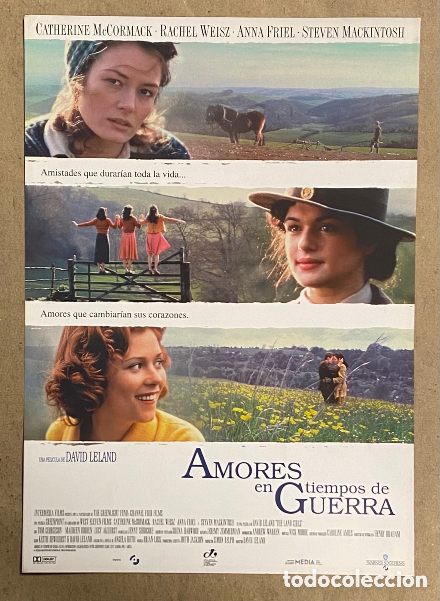 Kino: AMRORES EN TIEMPOS DE GUERRA. GU&Iacute;A PROMOCIONAL DE LA PEL&Iacute;CULA. RACHEL WEISZ