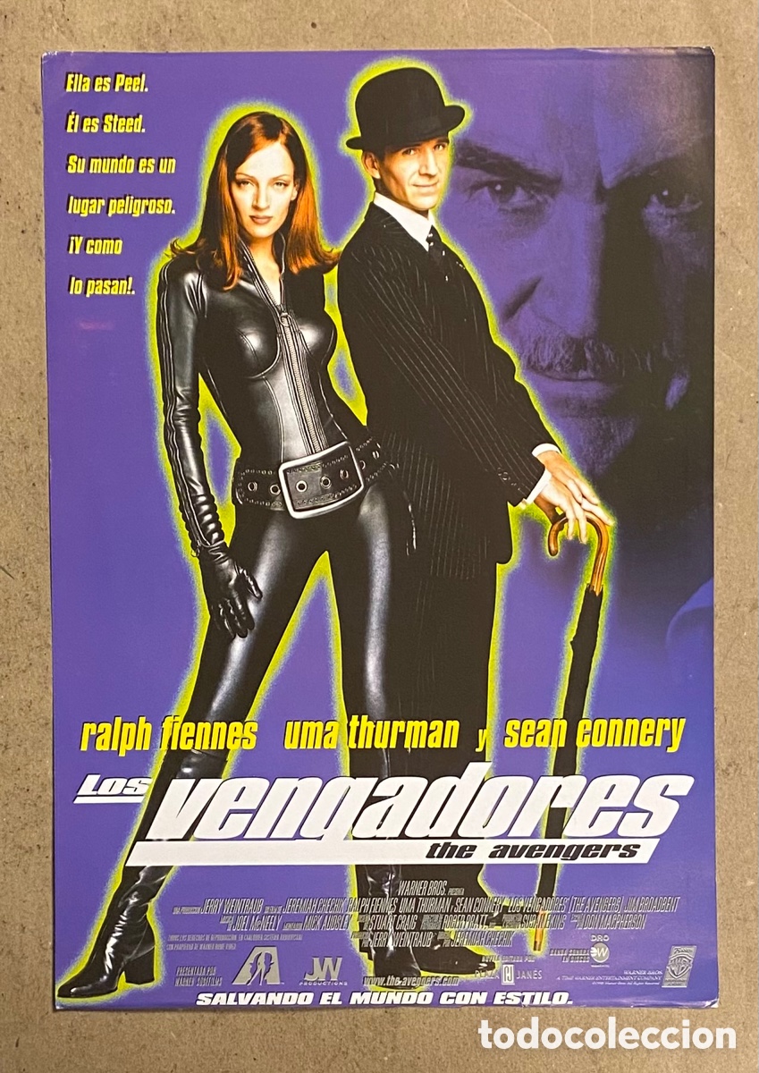 Kino: LOS VENGADORES. GU&Iacute;A PROMOCIONAL DE LA PEL&Iacute;CULA. RALPH FIENNES, UMA THURMAN