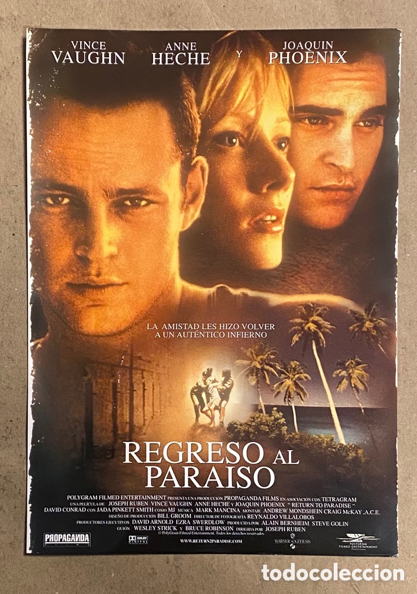 Cine: REGRESO AL PARA&Iacute;SO. GU&Iacute;A PROMOCIONAL DE LA PEL&Iacute;CULA. VINCE VAUGHN, JOAQUIN PHOENIX