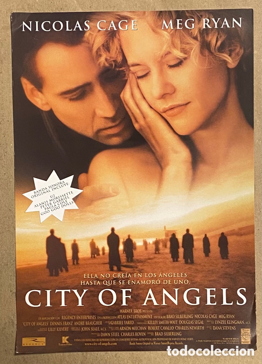 Cinema: CITY OF ANGEL. GU&Iacute;A PROMOCIONAL DE LA PEL&Iacute;CULA. NICOL&Aacute;S CAGE, MEG RYAN