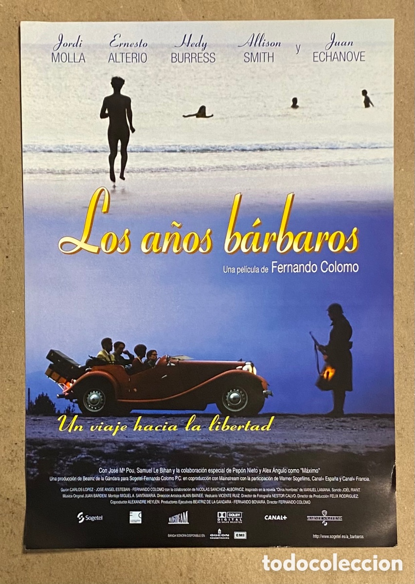 Kino: LOS A&Ntilde;OS B&Aacute;RBAROS. GU&Iacute;A PROMOCIONAL DE LA PEL&Iacute;CULA. JORDI MOLL&Aacute;, ERNESTO ALTERIO