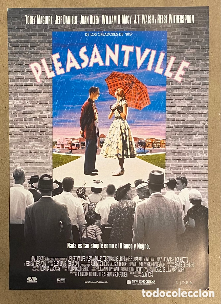 Cinema: PLEASANTVILLE. GU&Iacute;A PROMOCIONAL DE LA PEL&Iacute;CULA. TOBEY MAGUIRE, JEFF DANIELS