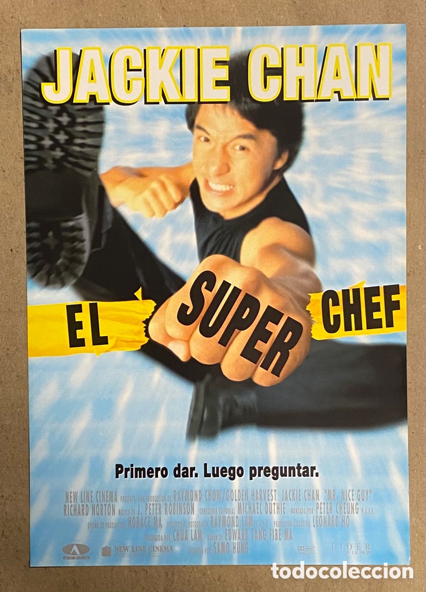 Kino: EL SUPER CHEF. GU&Iacute;A PROMOCIONAL DE LA PEL&Iacute;CULA. JACKIE CHANG
