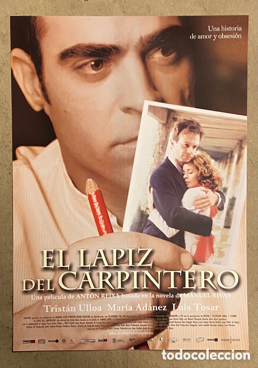 Cin&eacute;ma: EL L&Aacute;PIZ DEL CARPINTERO. GU&Iacute;A PROMOCIONAL DE LA PEL&Iacute;CULA. LUIS TOSAR, MAR&Iacute;A ADANEZ,..