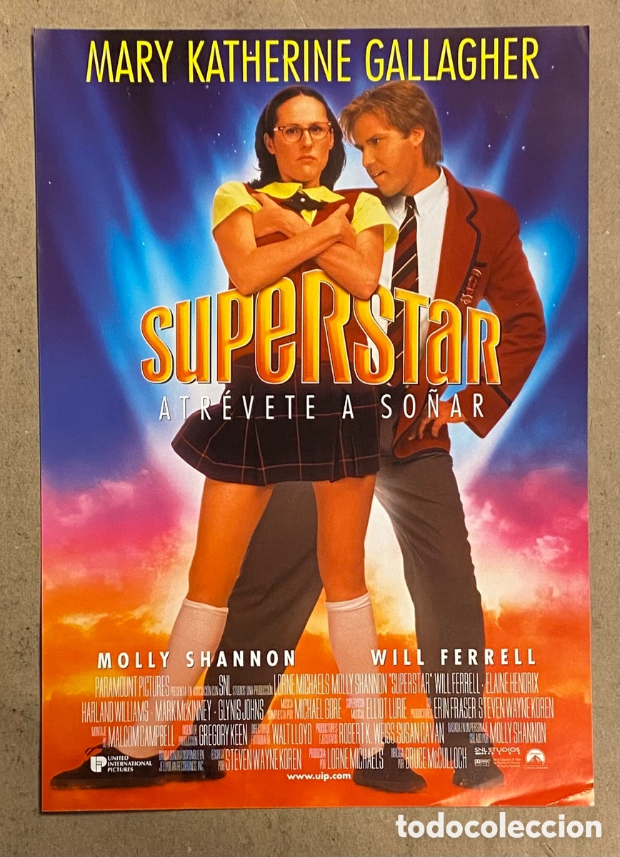 Cinema: SUPERSTAR. GU&Iacute;A PROMOCIONAL DE LA PEL&Iacute;CULA. MARY KATHERINE GALLAGHER, WILL FERRELL