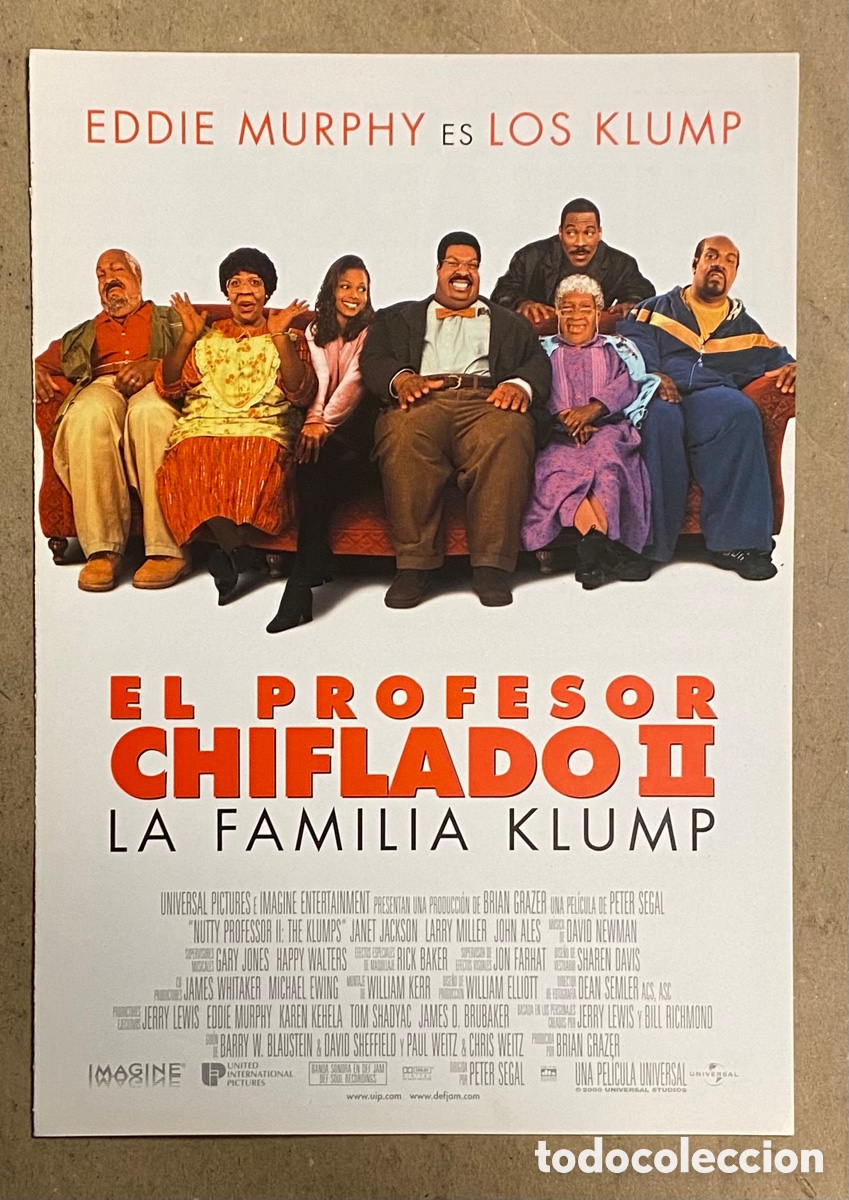 Kino: EL PROFESOR CHIFLADO II. GU&Iacute;A PROMOCIONAL DE LA PEL&Iacute;CULA. EDDIE MURPHY