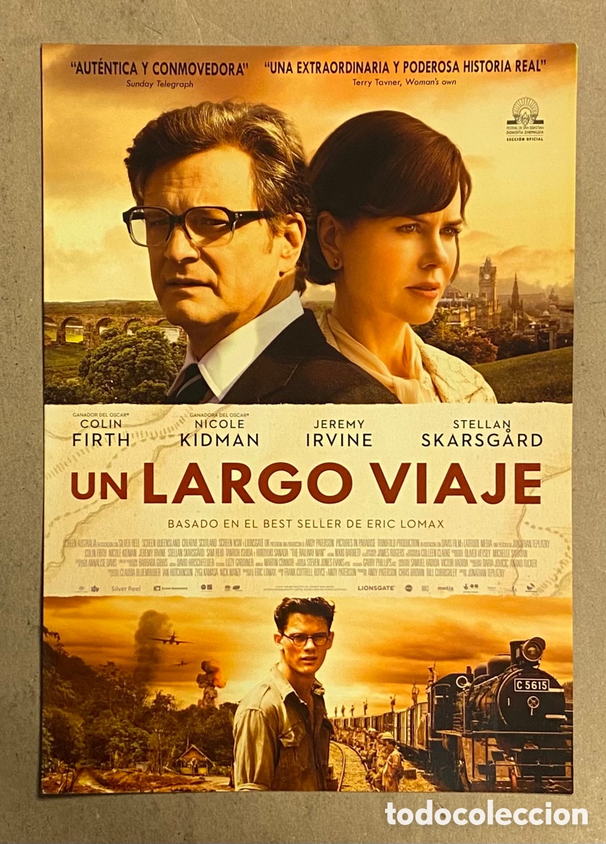 Kino: UN LARGO VIAJE. GU&Iacute;A PROMOCIONAL DE LA PEL&Iacute;CULA. COLIN FIRTH, NICOLE KIDMAN,&hellip;