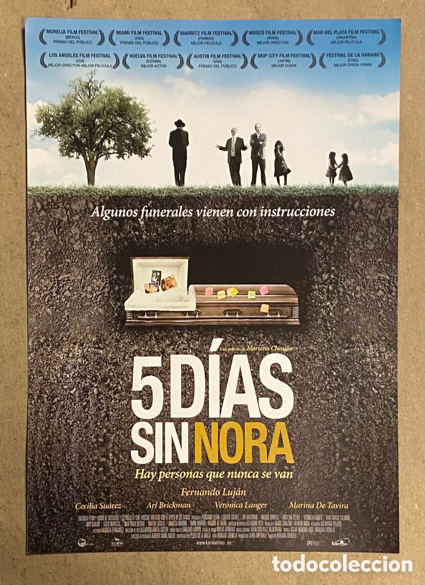 Cinema: 5 D&Iacute;AS SIN NORA. GU&Iacute;A PROMOCIONAL DE LA PEL&Iacute;CULA. FERNANDO LUJ&Aacute;N
