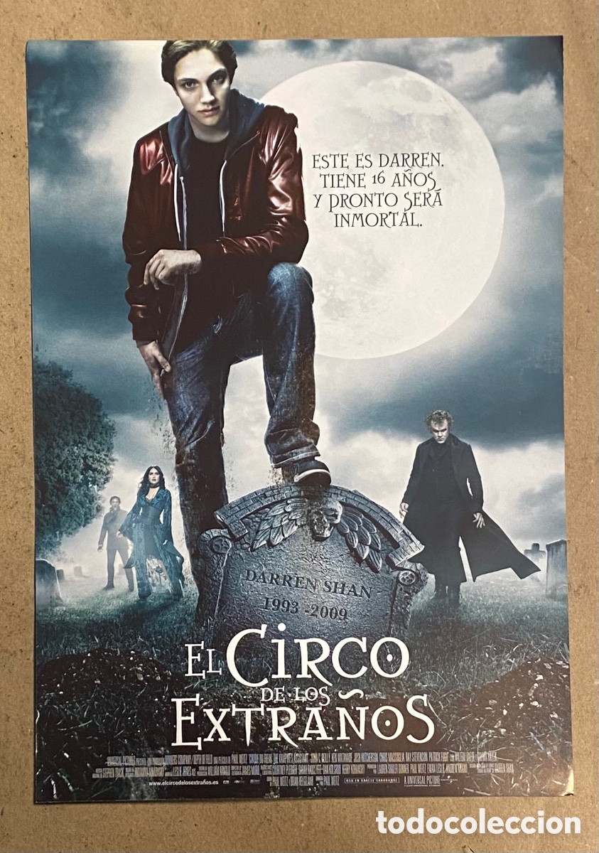 Cinema: EL CIRCO DE LOS EXTRA&Ntilde;OS. GU&Iacute;A PROMOCIONAL DE LA PEL&Iacute;CULA.