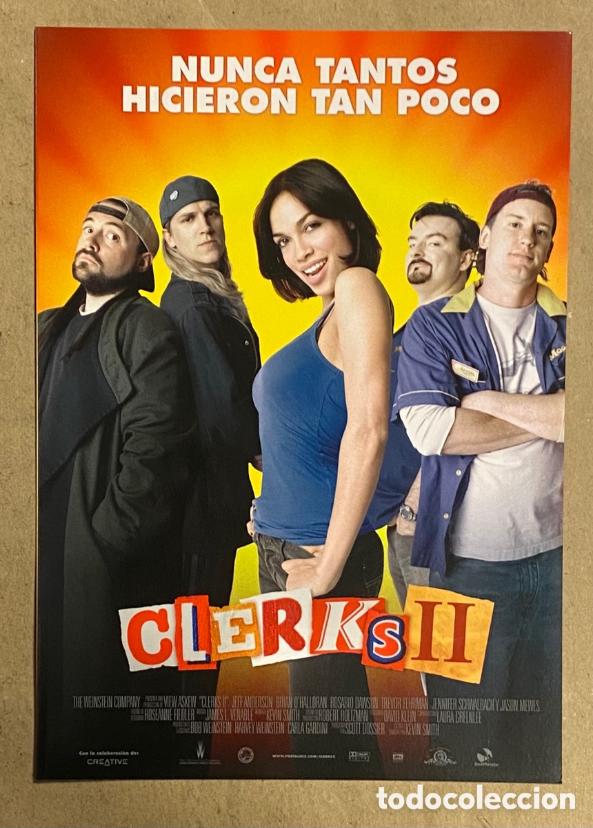 Cinema: CLERKS II. GU&Iacute;A PROMOCIONAL DE LA PEL&Iacute;CULA. KEVIN SMITH