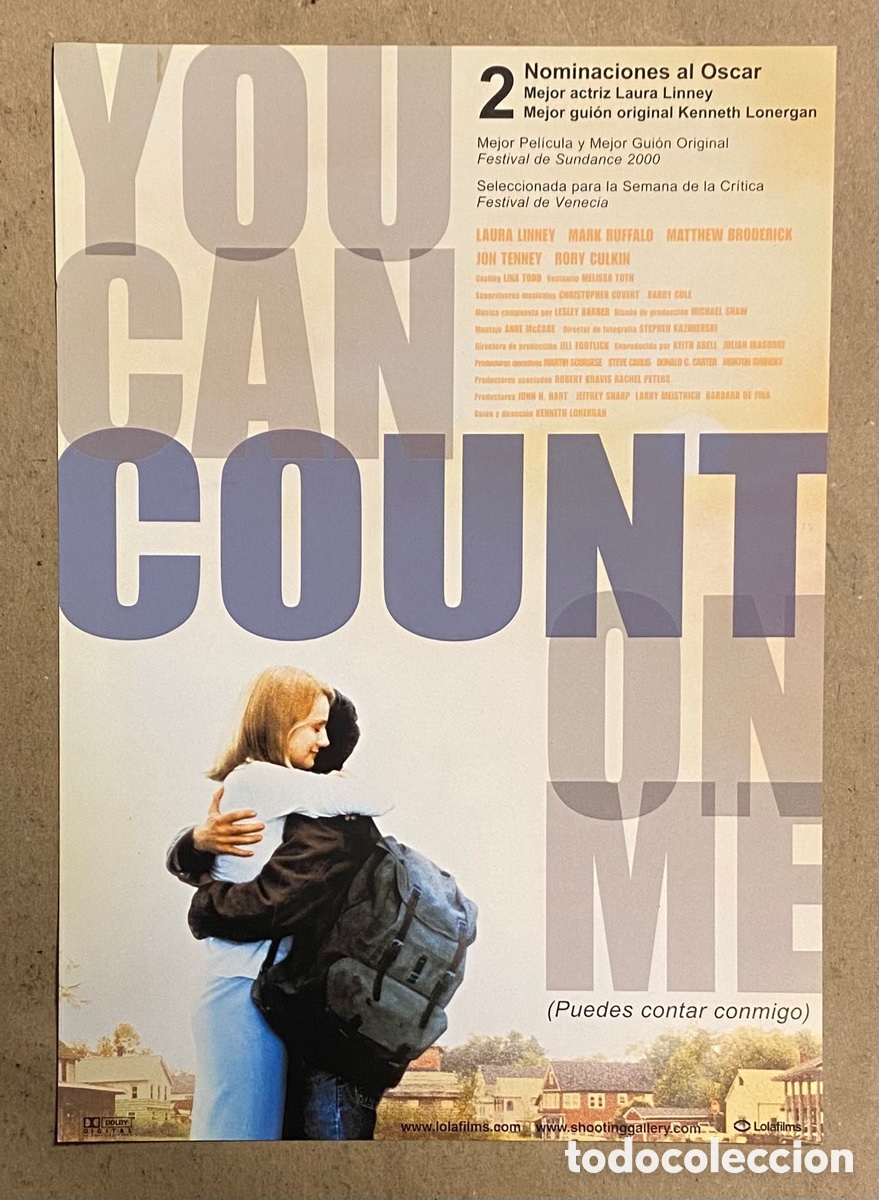 Cinema: YOU CAN COUNT ON ME. GU&Iacute;A PROMOCIONAL DE LA PEL&Iacute;CULA. LAURA LINNEY