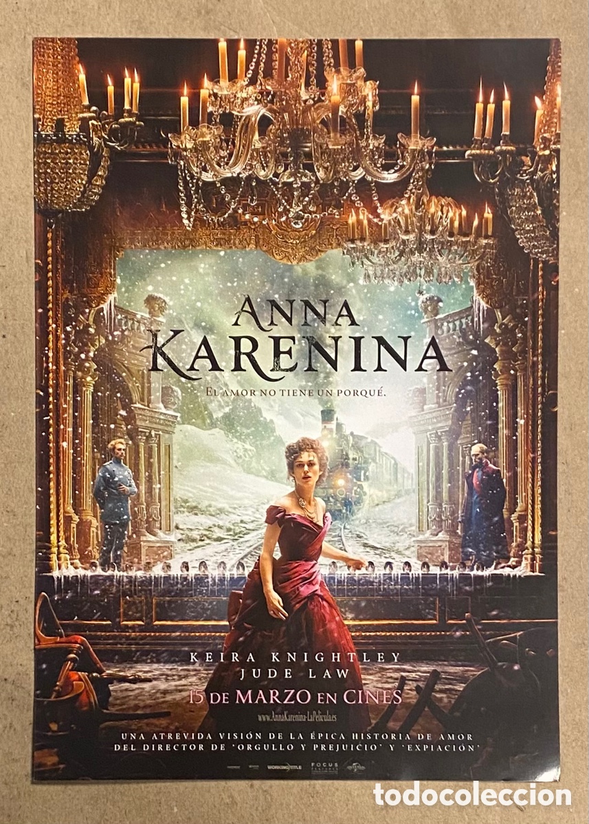 Cinema: ANNA KARENINA. GU&Iacute;A PROMOCIONAL DE LA PEL&Iacute;CULA. KEIRA KNIGHTLEY,&hellip;