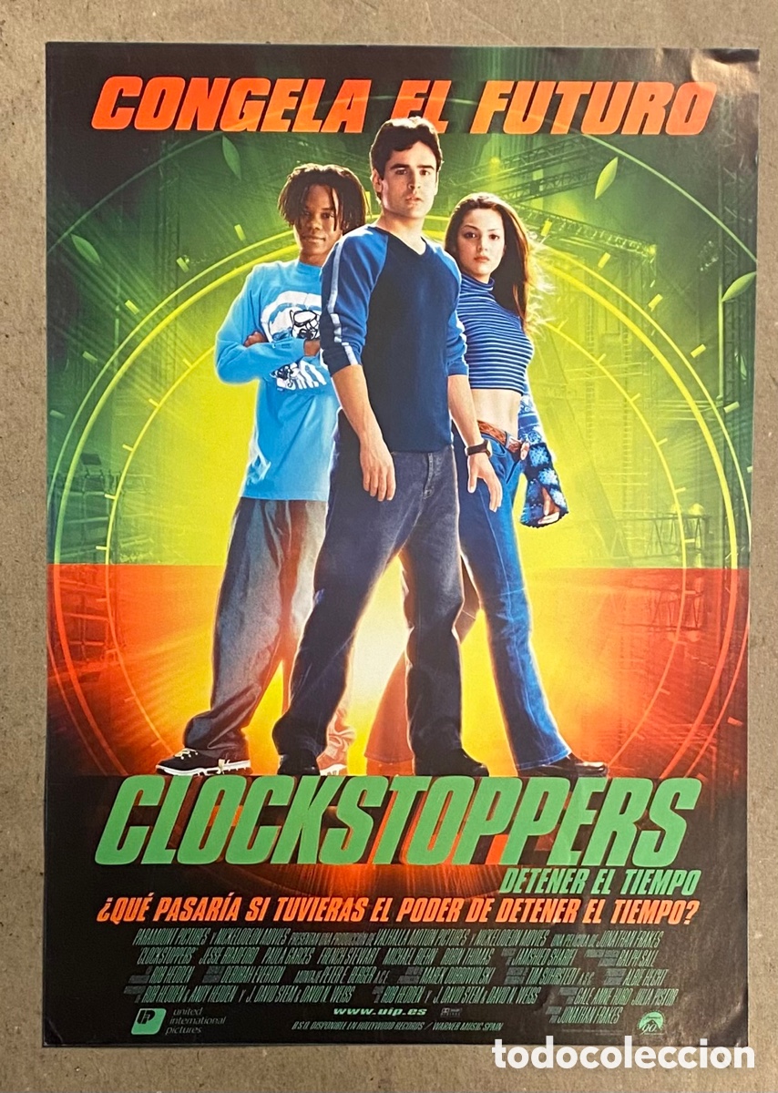 Cin&eacute;ma: CLOCKSTOPPERS. GU&Iacute;A PROMOCIONAL DE LA PEL&Iacute;CULA.