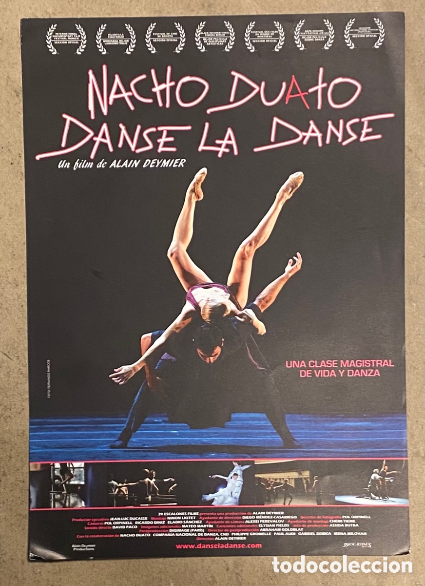 Cinema: DANSE LA DANSE. GU&Iacute;A PROMOCIONAL DE LA PEL&Iacute;CULA. NACHO DUATO