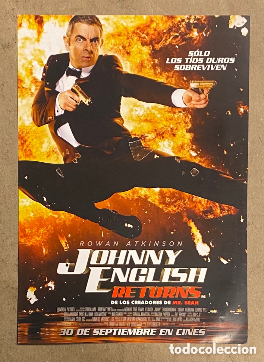 Cinema: JOHNNY ENGLISH RETURNS. GU&Iacute;A PROMOCIONAL DE LA PEL&Iacute;CULA. ROWAN ATKINSON
