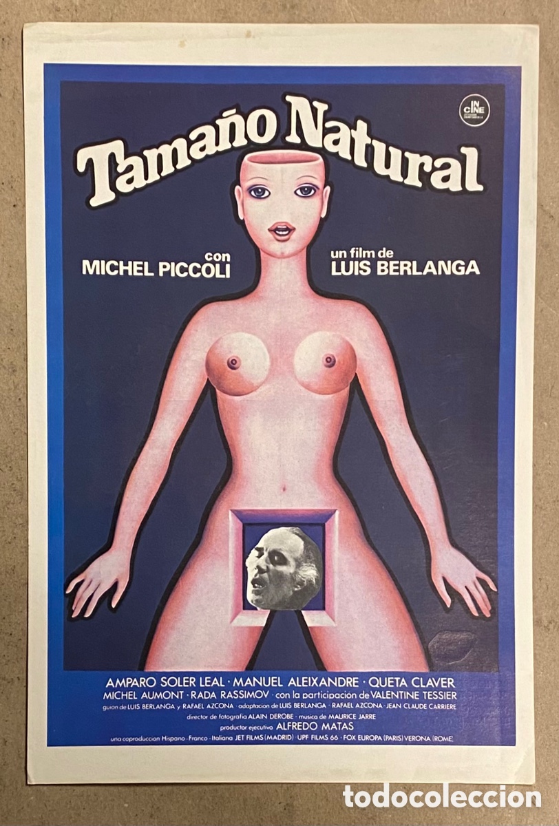 Cinema: YAMA&Ntilde;O NATURAL. GU&Iacute;A PROMOCIONAL DE LA PEL&Iacute;CULA. LUIS G. BERLANGA, MICHEL PICCOLI