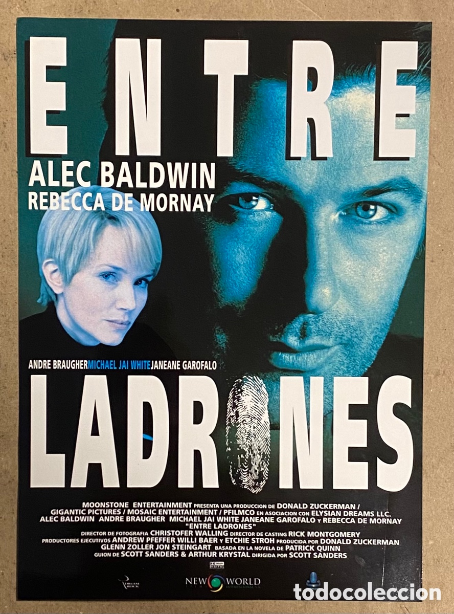 Cinema: ENTRE LADRONES. GU&Iacute;A PROMOCIONAL DE LA PEL&Iacute;CULA. ALEC BALDWIN, REBECCA DE MORNAY