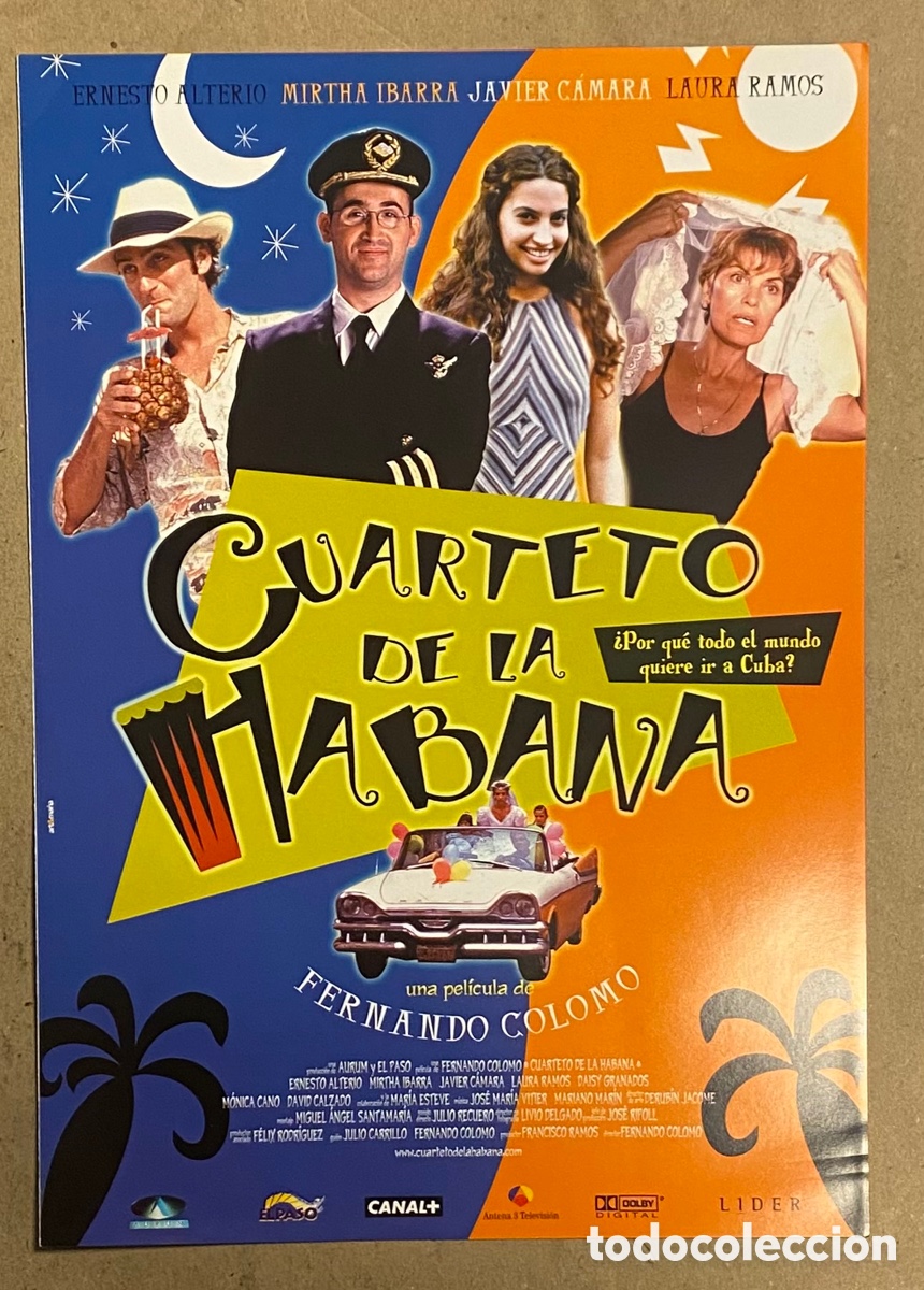 Kino: CUARTETO DE LA HABANA. GU&Iacute;A PROMOCIONAL DE LA PEL&Iacute;CULA. JAVIER C&Aacute;MARA, ERNESTO ALTERIO,&hellip;