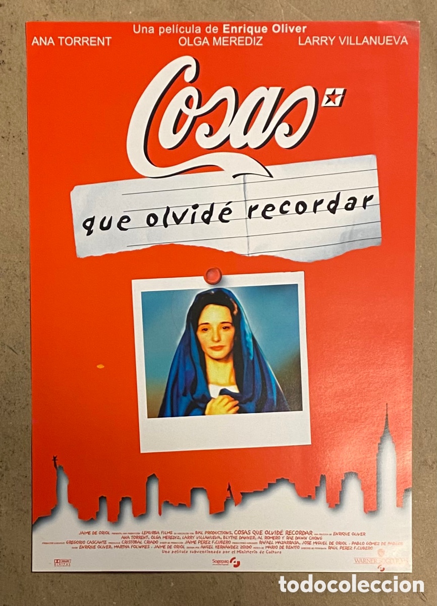 Kino: COSAS QUE OLVID&Eacute; RECORDAR. GU&Iacute;A PROMOCIONAL DE LA PEL&Iacute;CULA. ANA TORRENT