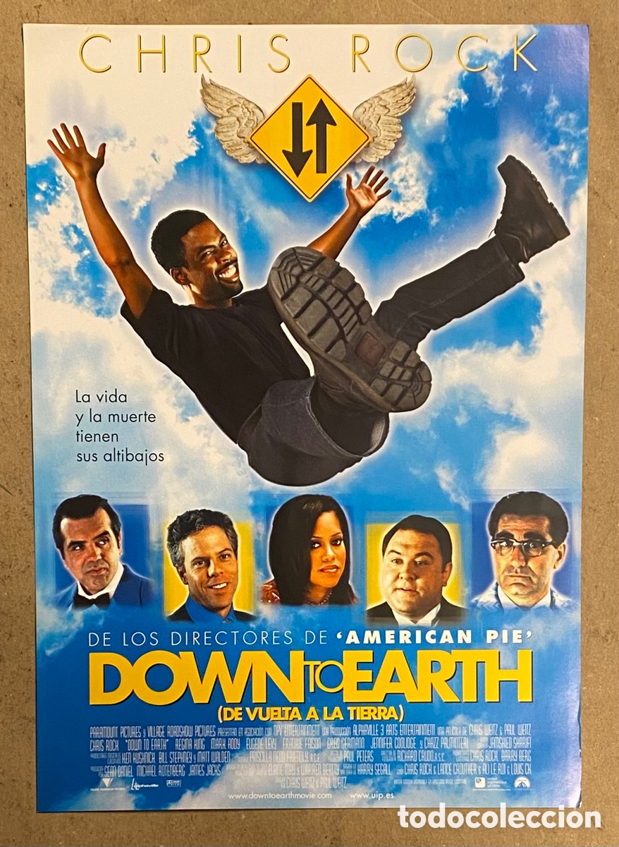 Cinema: DOWN TO EARTH (DE VUELTA A LA TIERRA). GU&Iacute;A PROMOCIONAL DE LA PEL&Iacute;CULA. CHRIS ROCK