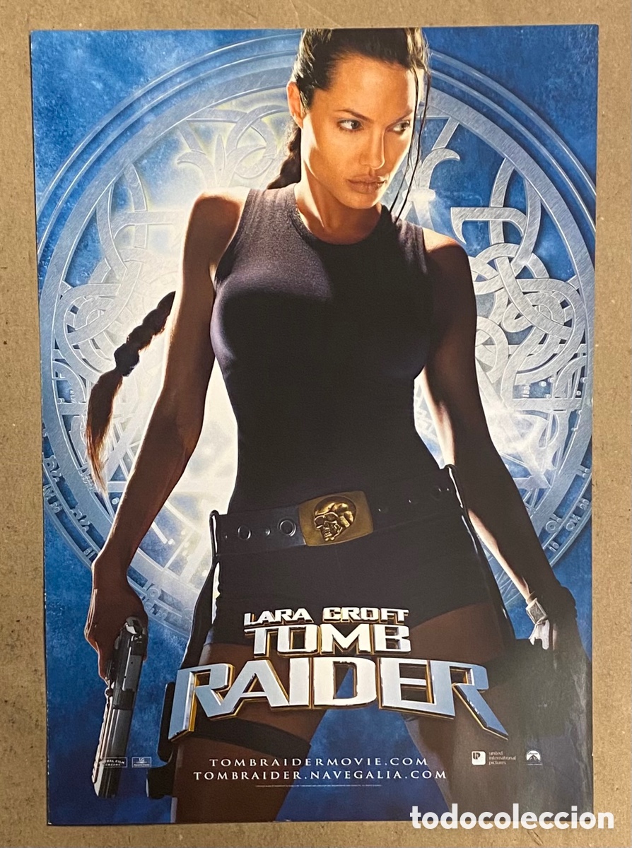 Cine: LARA CROFT: TOM RAIDER. GU&Iacute;A PROMOCIONAL DE LA PEL&Iacute;CULA. ANGELINA JOLIE
