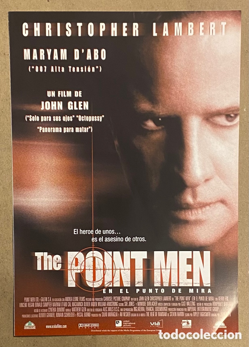 Kino: THE POINT MEN (EN EL PUNTO DE MIRA). GU&Iacute;A PROMOCIONAL DE LA PEL&Iacute;CULA. CHRISTOPHER LAMBERT,&hellip;
