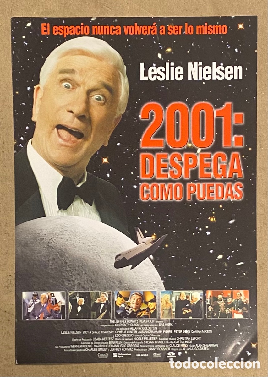 Cinema: 2001: DESPEGA COMO PUEDAS. GU&Iacute;A PROMOCIONAL DE LA PEL&Iacute;CULA. LESLIE NIELSEN,&hellip;