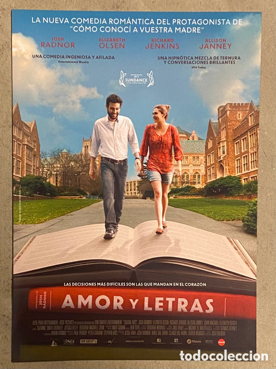 Cin&eacute;ma: AMOR Y LETRAS. GU&Iacute;A PROMOCIONAL DE LA PEL&Iacute;CULA. ELIZABETH OLSEN