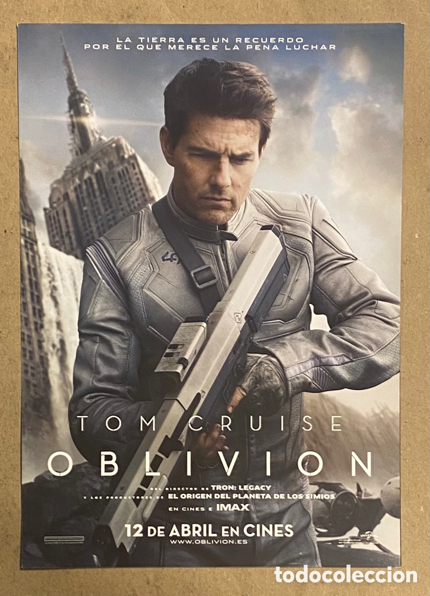 Cinema: OBLIVION. GU&Iacute;A PROMOCIONAL DE LA PEL&Iacute;CULA. TOM CRUISE