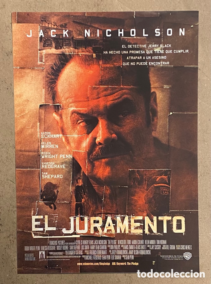 Cinema: EL JURAMENTO. GU&Iacute;A PROMOCIONAL DE LA PEL&Iacute;CULA. JACK NICHOLSON, HELEN MIRREN